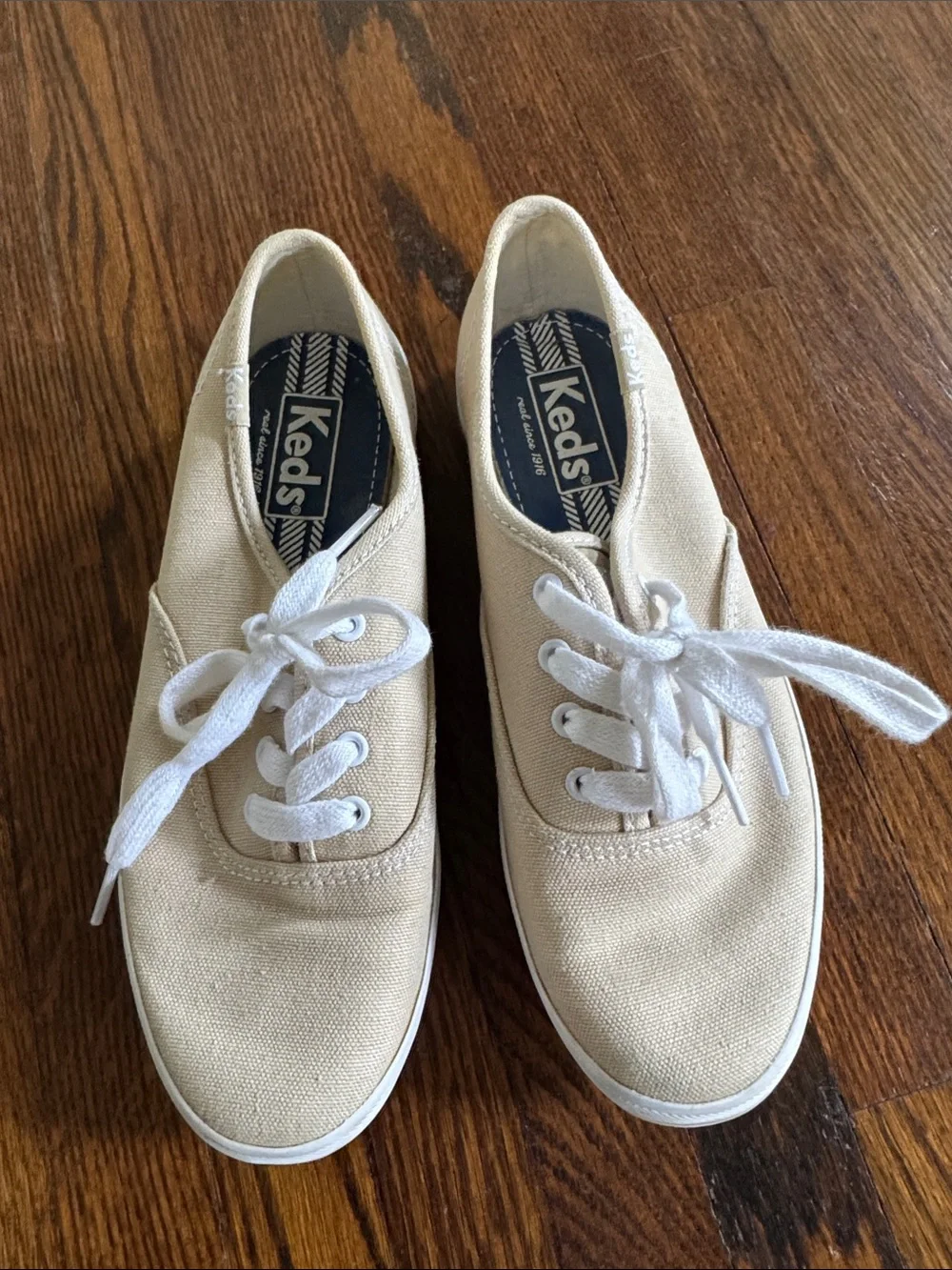 Keds Tan Canvas Sneakers